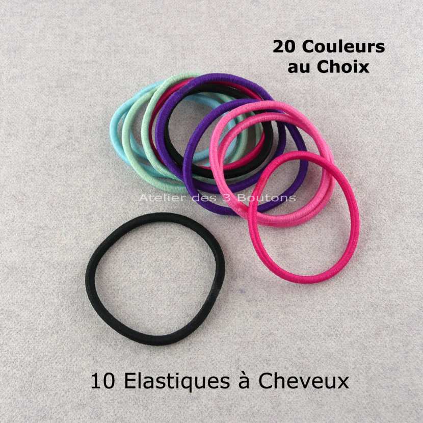 10 Elastiques à Cheveux